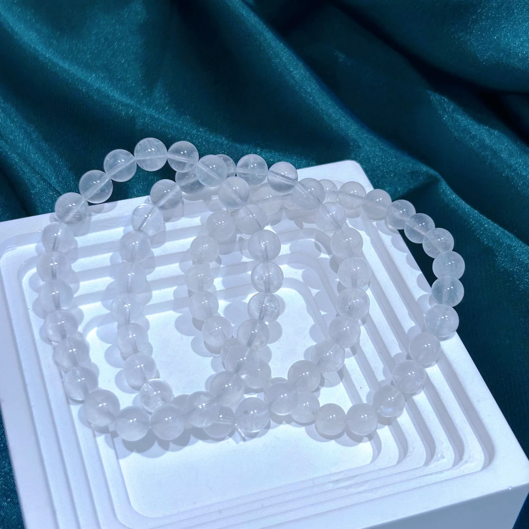 天然月光石手链-多样性发一珠径约6mm左右-YGS018