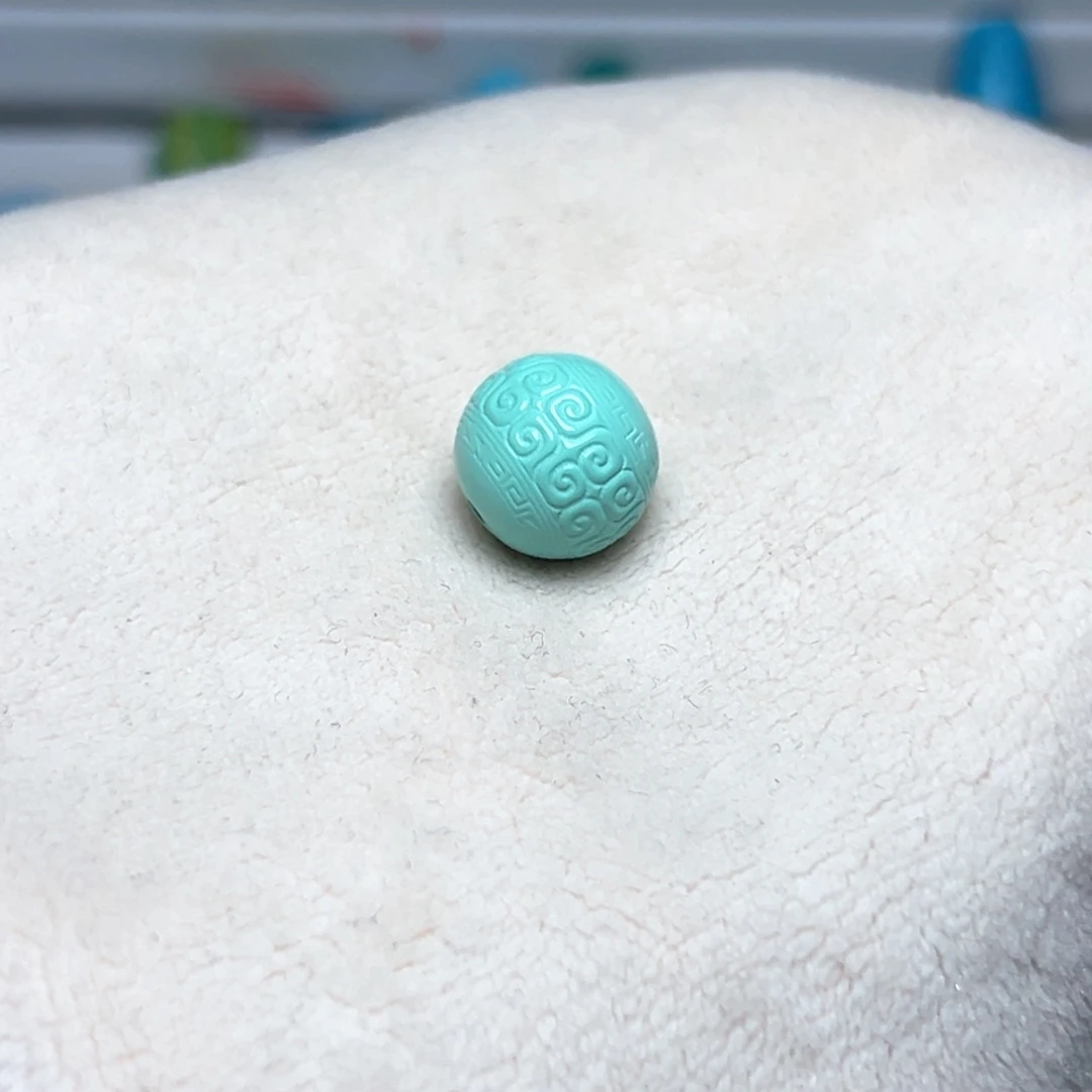 卡12+果冻绿回纹珠子