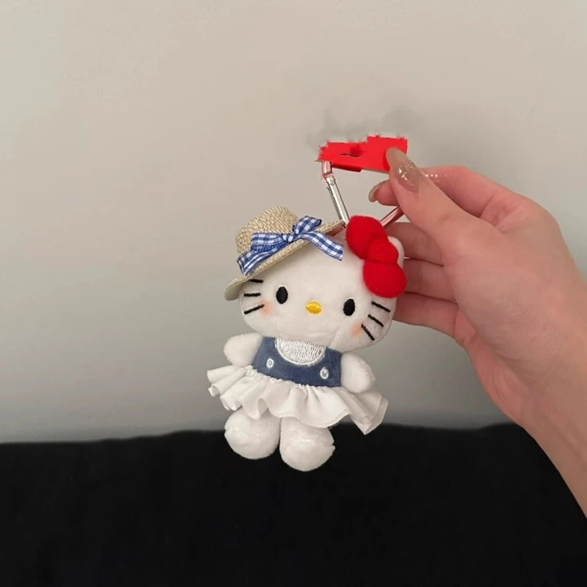 卡通凯蒂猫包包挂件可爱公仔毛绒玩偶包挂饰钥匙扣小众生日礼物