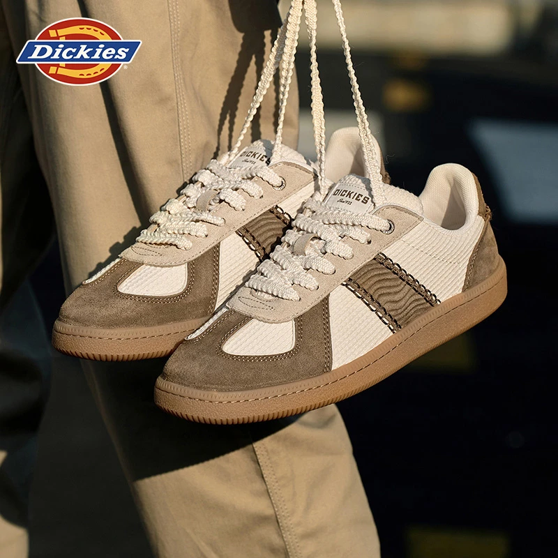 Dickies情侣德训鞋欧若风2025复古板鞋小众耐磨透气百搭休闲男鞋