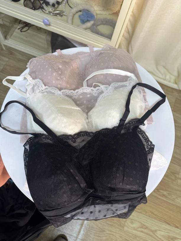 9-210481/波点蕾丝抹胸