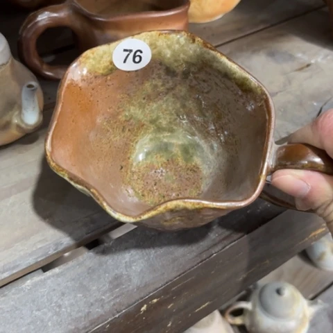 盘W*柒熠日式手捏餐具茶具