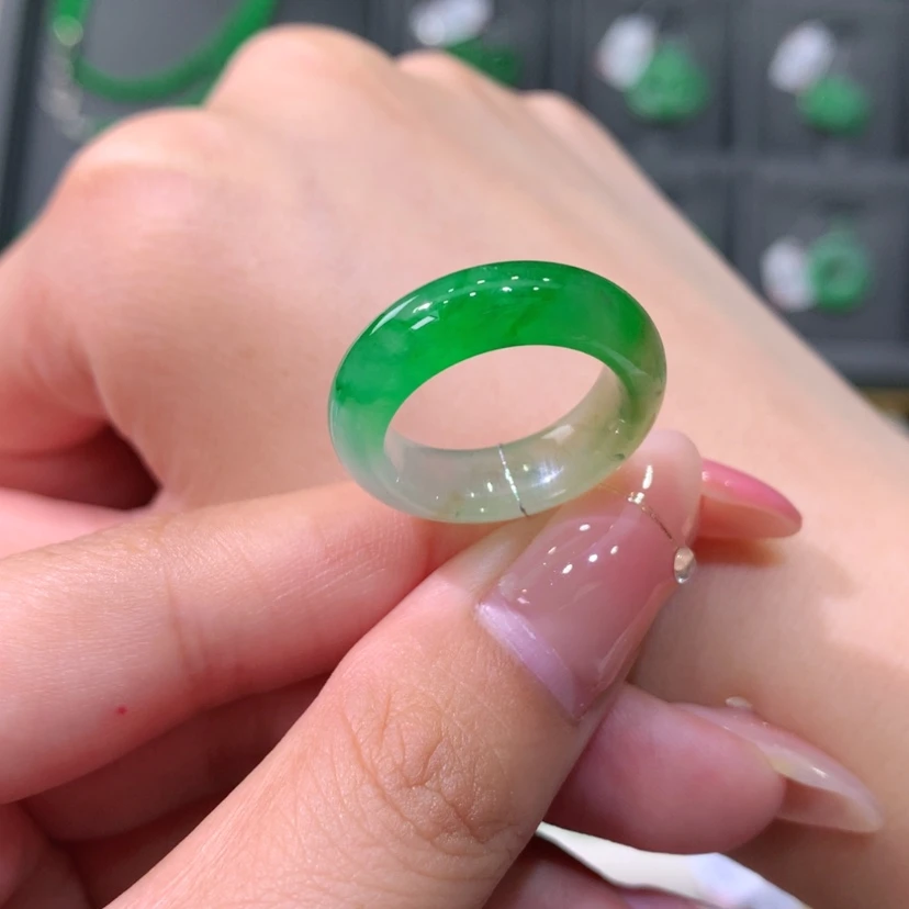 【闪购商品】翡翠戒指未镶嵌11.12号特色款式冰三彩