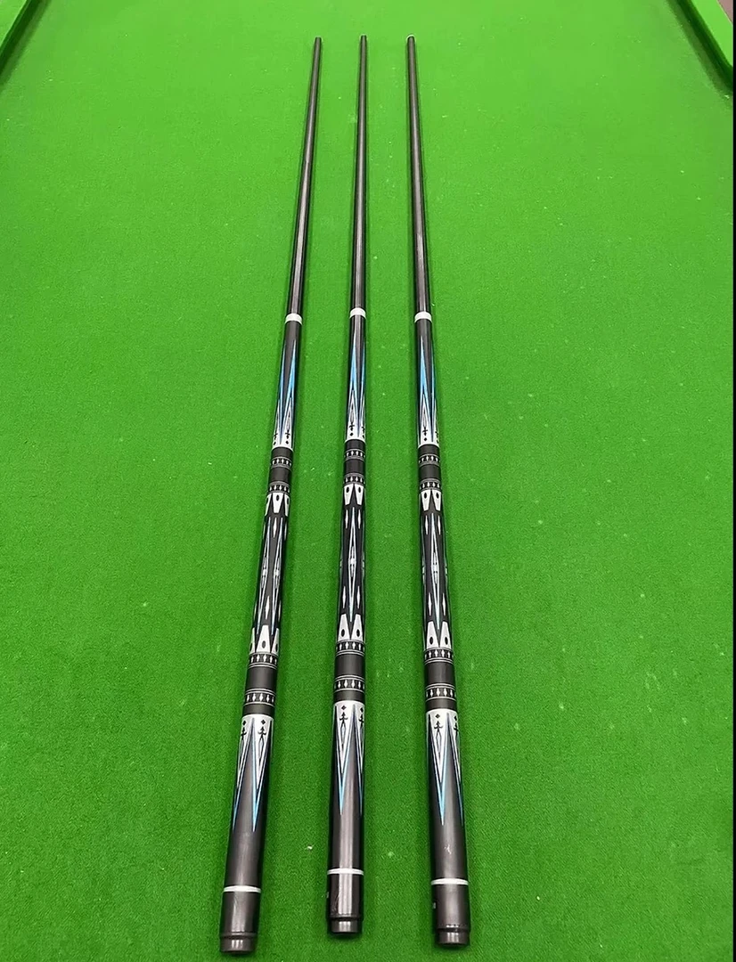黑科技碳素台球杆大头中头小头一体通杆斯诺克中式黑八中美式九球