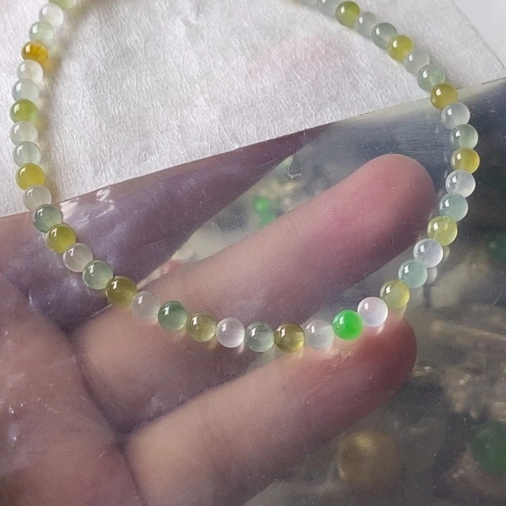 翡翠未镶嵌手链翡翠冰种