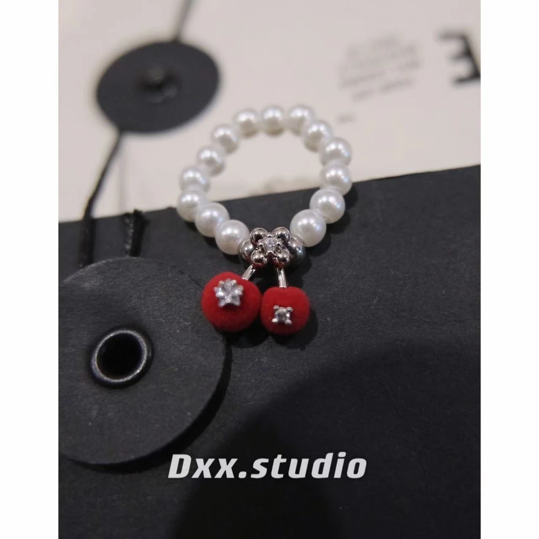 铜合金戒指 DXX小晰饰品-新品-【红樱桃】戒指43106