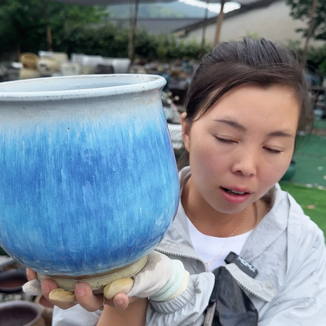 紫砂花盆王嫂花盆0624-242高21口19