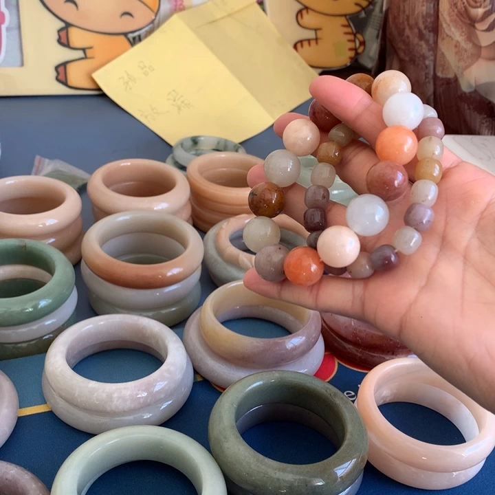 石英质玉合金手链