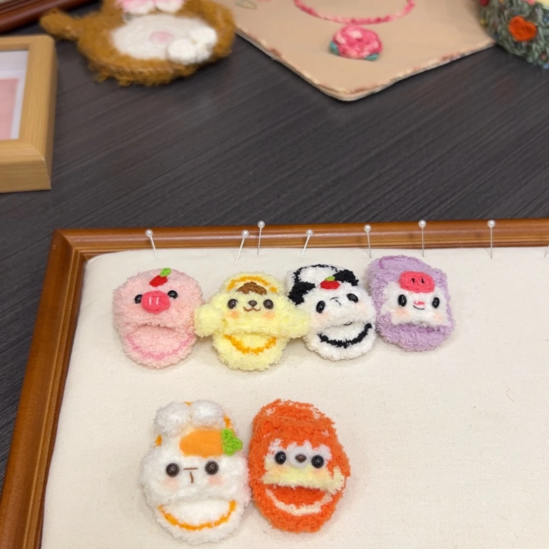 毛绒钩织刺绣手工包包玩偶居家用品