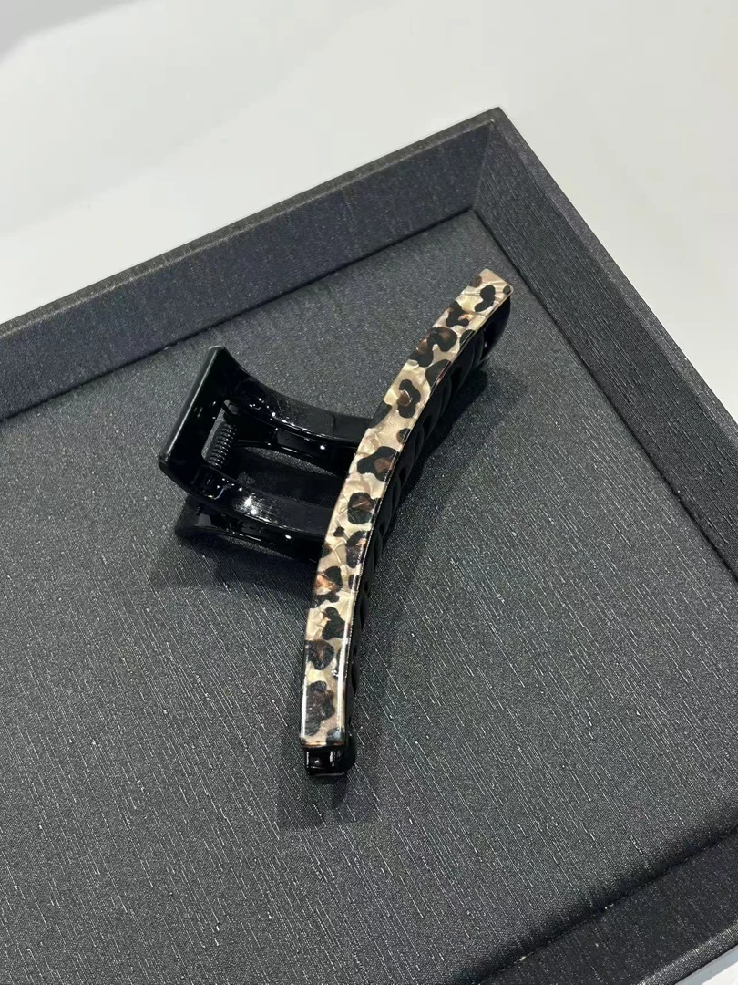 豹纹13cm醋酸抓夹大发量A144