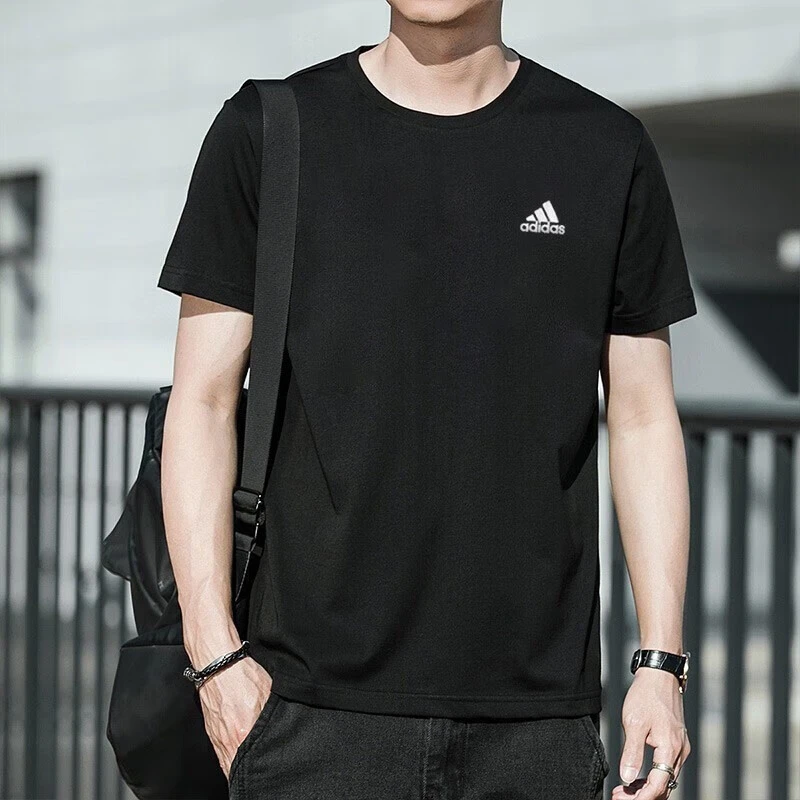 adidas/阿迪达斯短袖男女装2025夏季新款运动休闲圆领透气半袖T恤