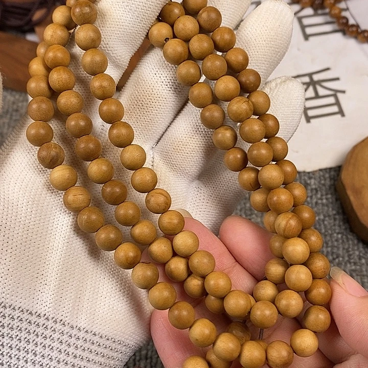 手串/手链檀香木老山檀香0.8/108微瑕疵