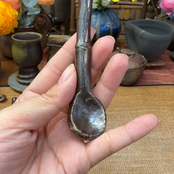 用****9陶吉窑口备前烧勺子福利一口价