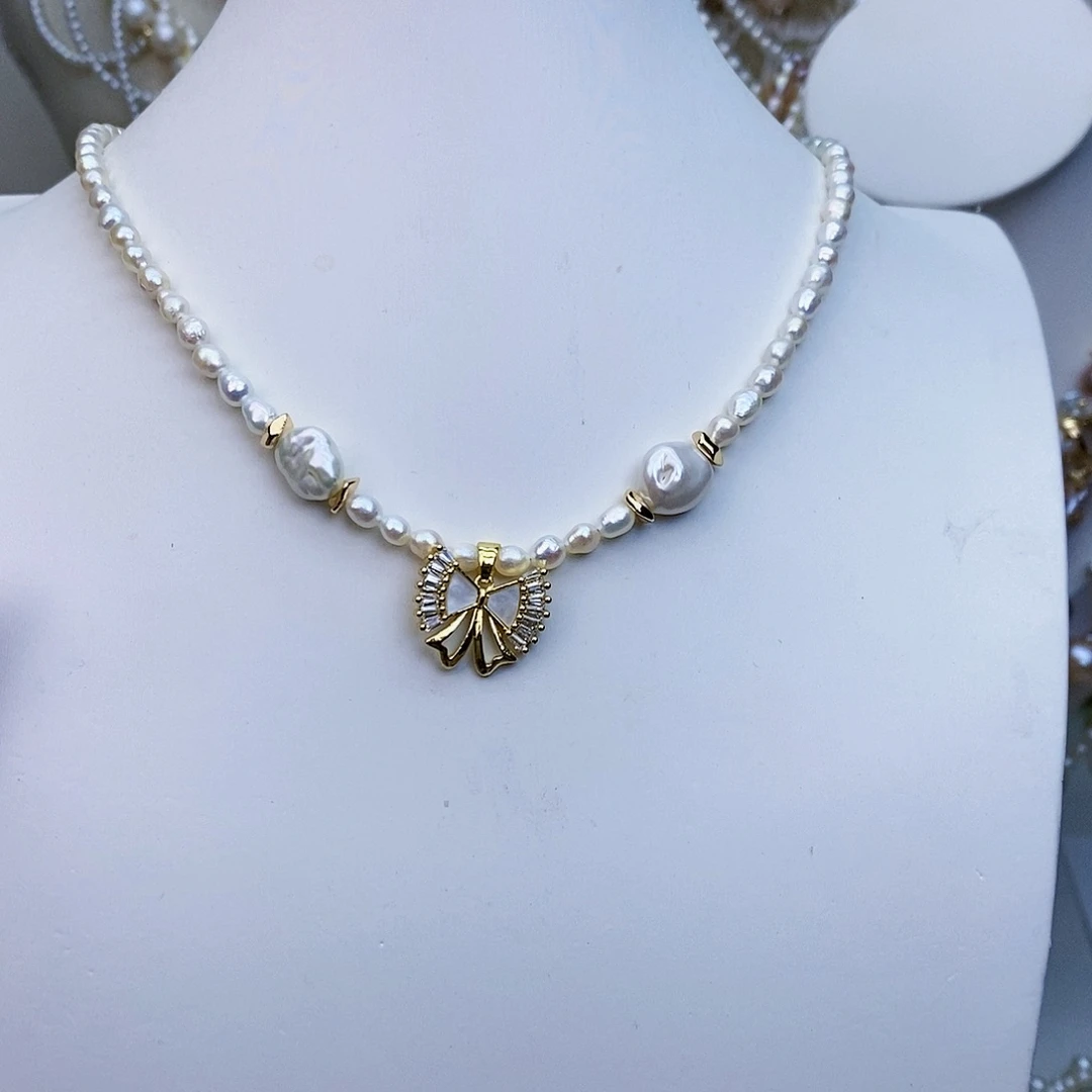 淡水珍珠颈饰未镶嵌