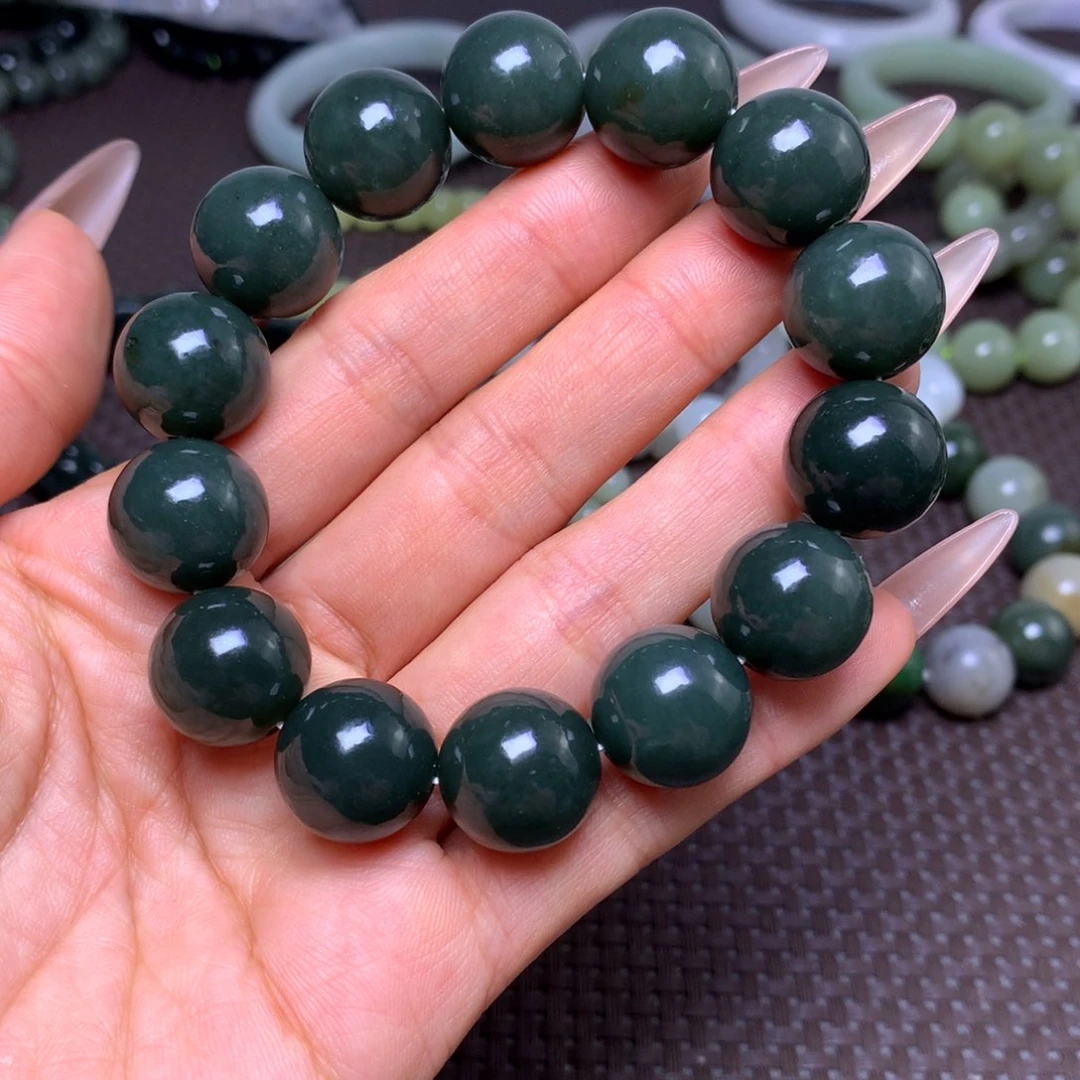 未镶嵌手串和田玉卡16