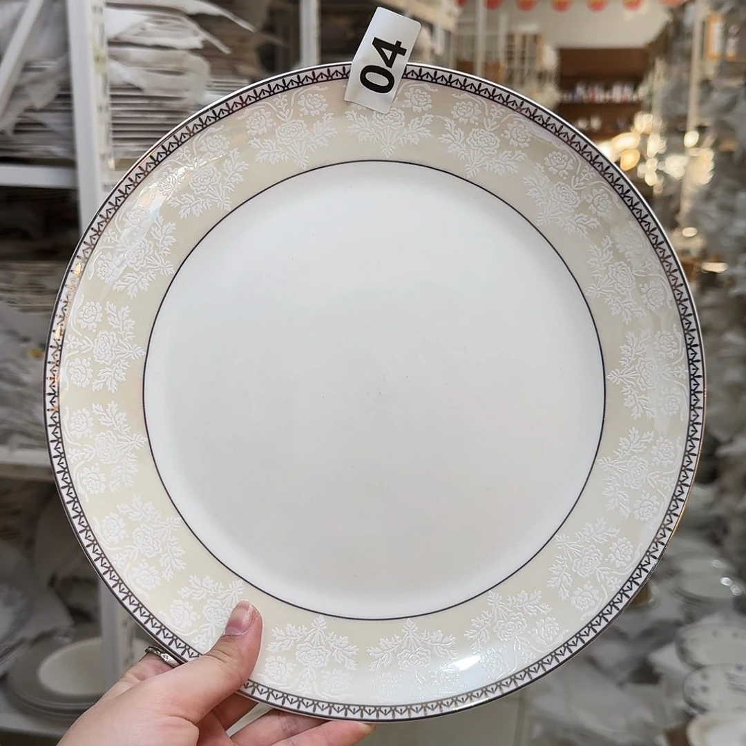 骨瓷27cm一个大盘瑕疵品不忒不还(39米包邮)