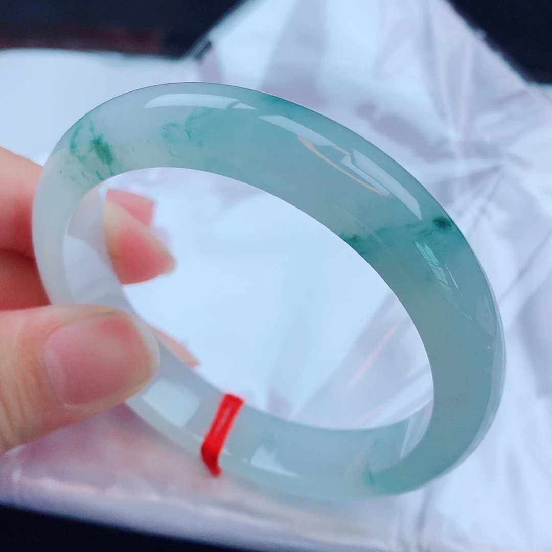 翡翠未镶嵌手镯天然缅甸翡翠A货手镯