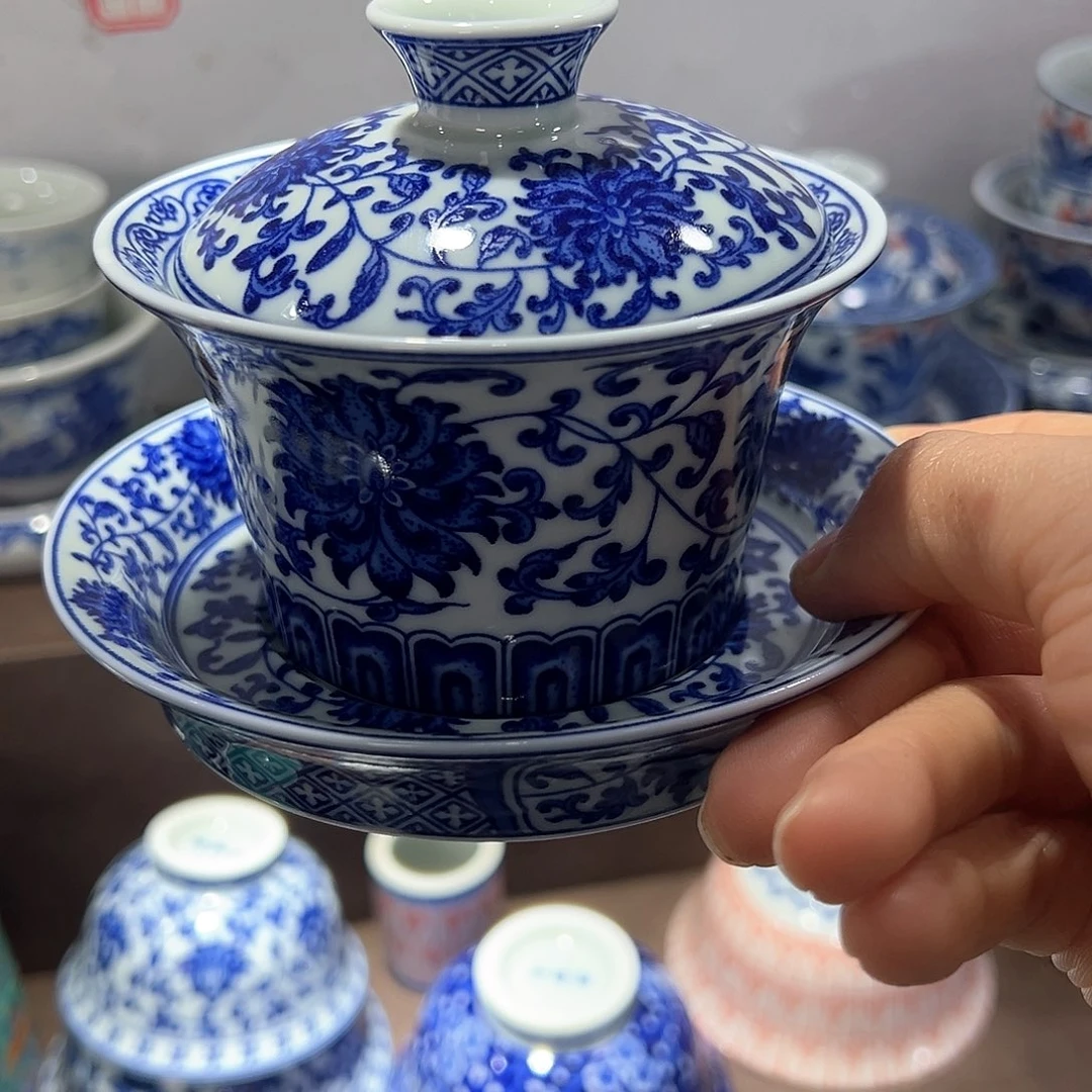 盖碗全场七景德镇的早高峰上都