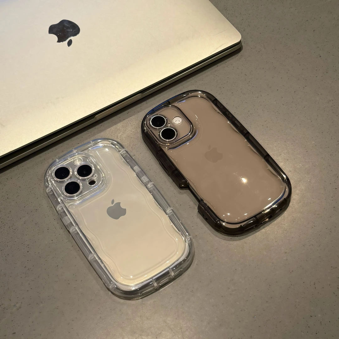 夕与空夕与空透明肥皂气垫适用苹果15/16promax手机壳iPhone14/12