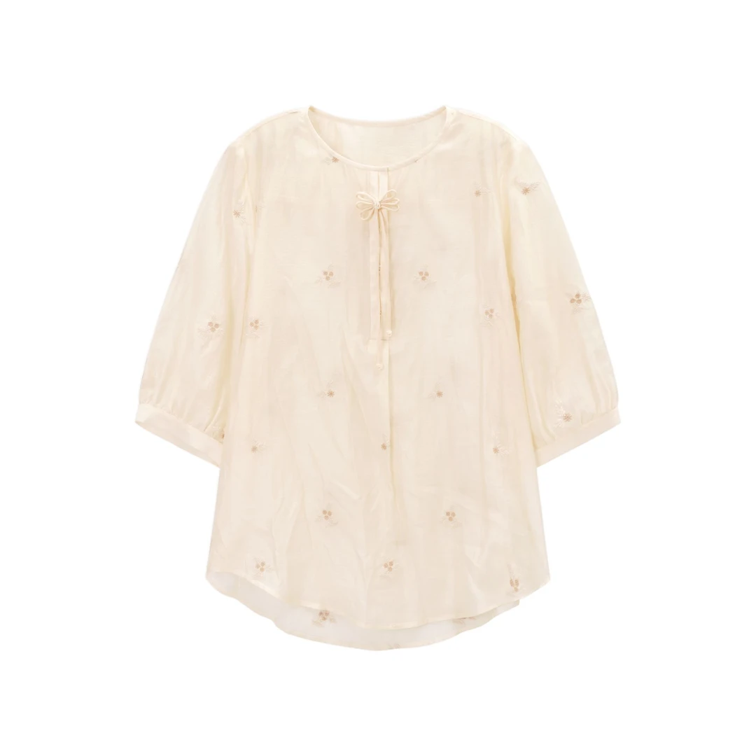 片断女装中袖上衣D4B377190E02