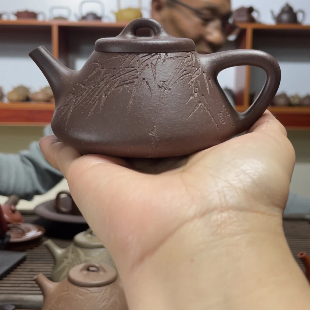 漫***上紫砂茶壶老段子冶180CC