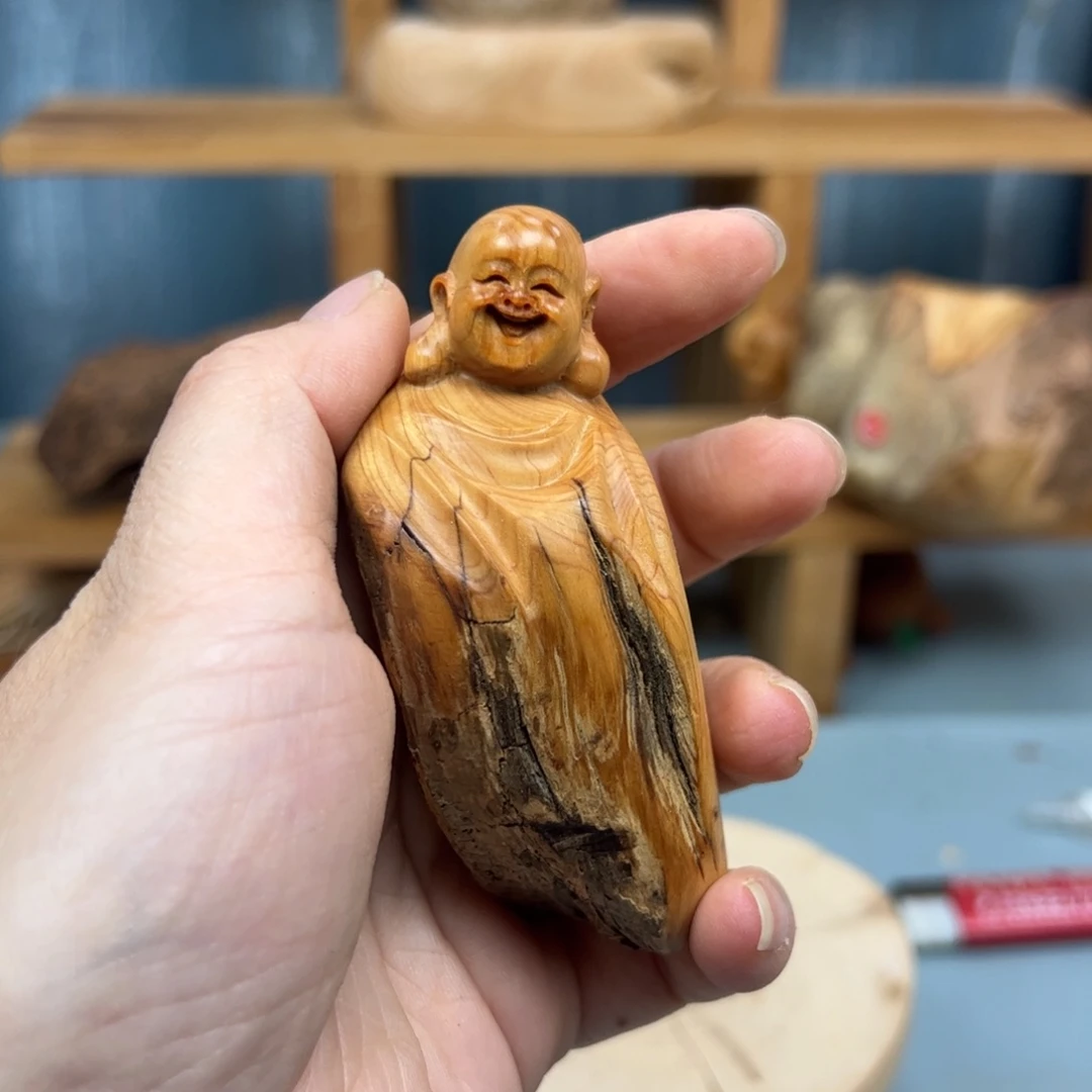 柏木崖柏木摆件手把件