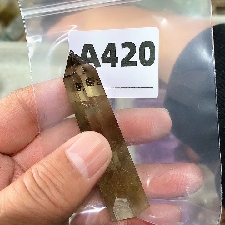 水晶天然水晶柱子A420未镶嵌栯*