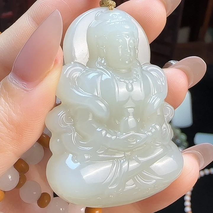 和田玉未镶嵌颈饰定制发货