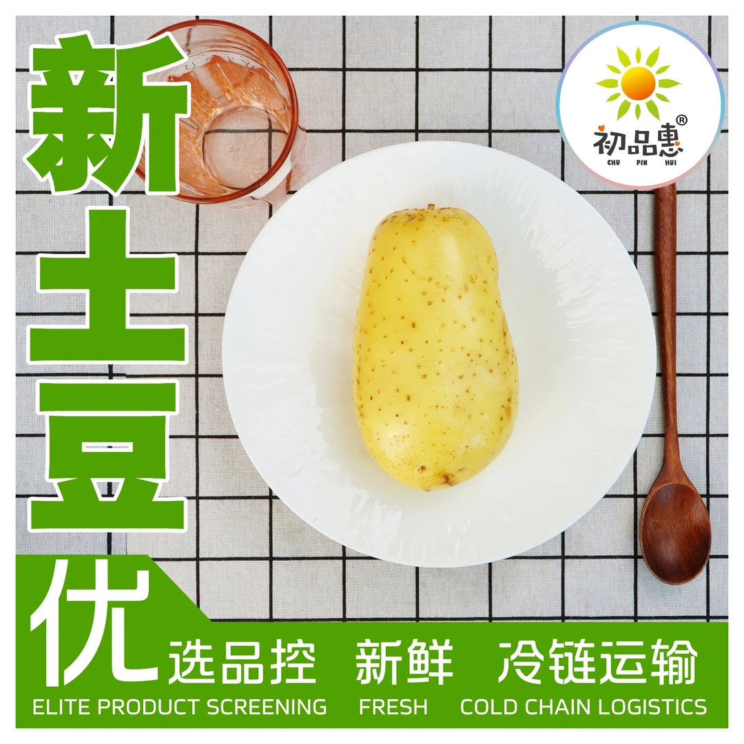 初品惠 优选【新土豆】 约500g 冷链运输 安全 健康 洁净土豆同城配