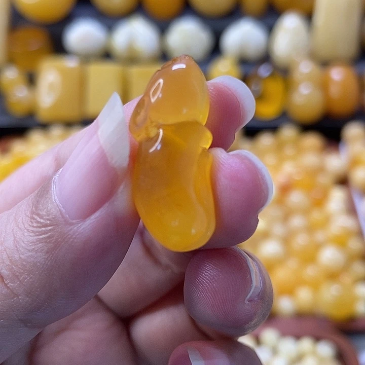 蜜蜡未镶嵌颈饰天然蜜蜡
