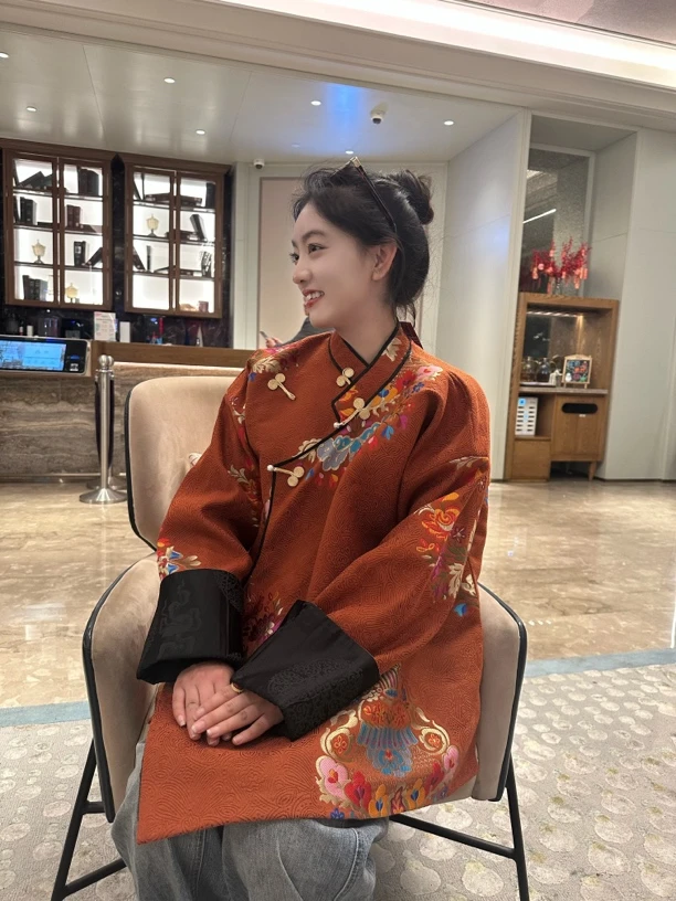 新款藏式甲色外套 百搭双面日常民族风网红复古