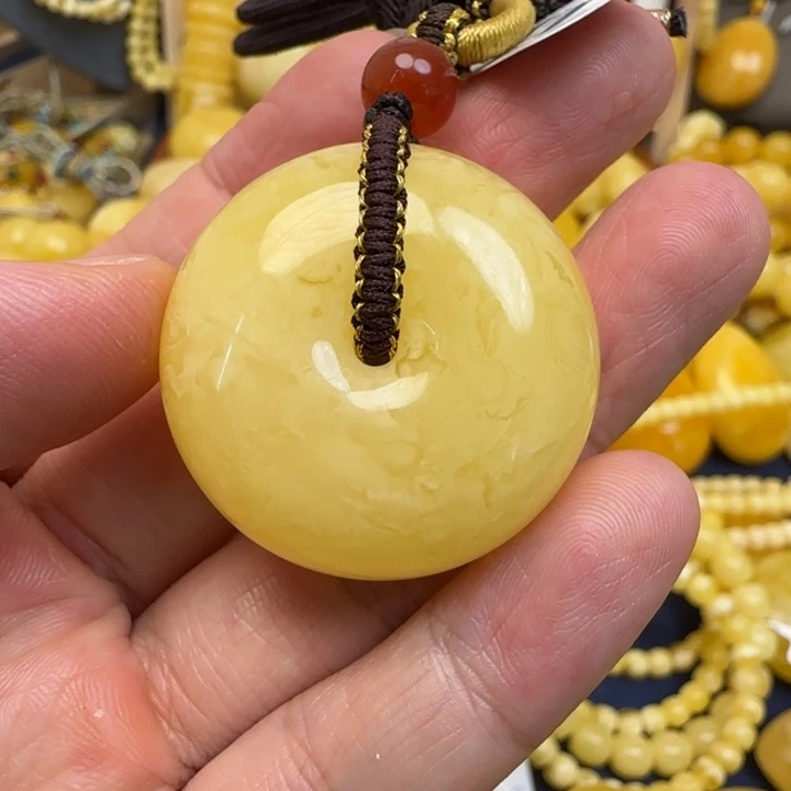 蜜蜡未镶嵌颈饰天然蜜蜡