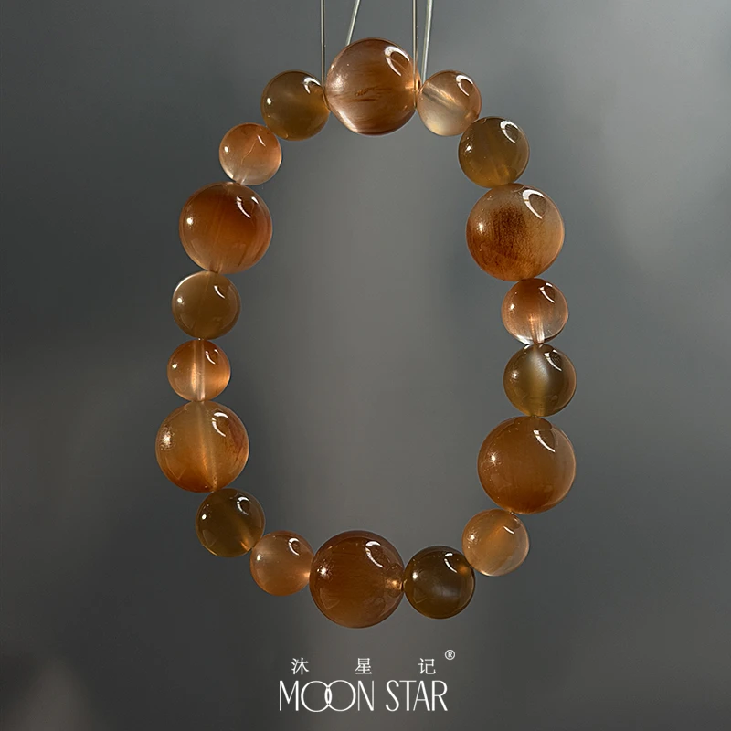 【回柑】红兔毛搭配月光石