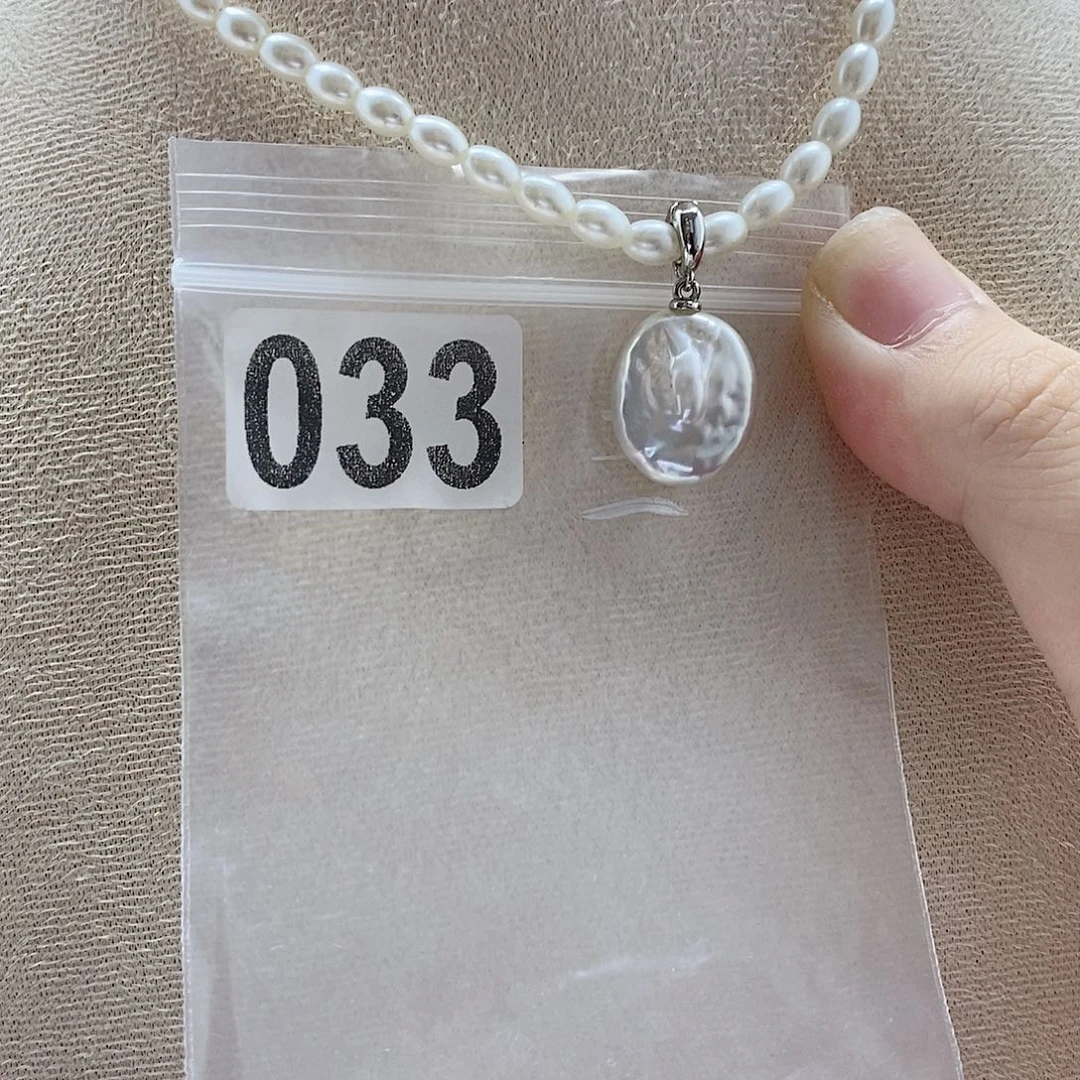 淡水珍珠颈饰合金