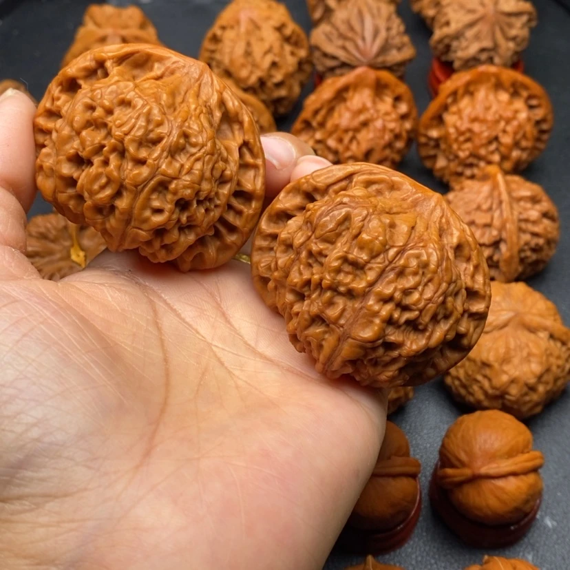 【闪购商品】文玩核桃把件閑*官帽