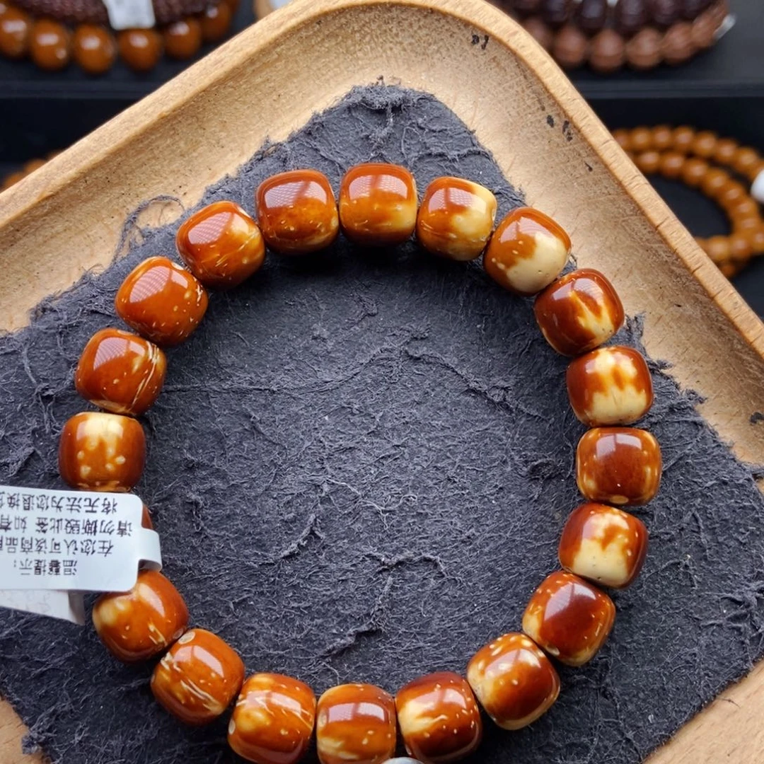 紫金鼠手串11.3mm精品火焰纹