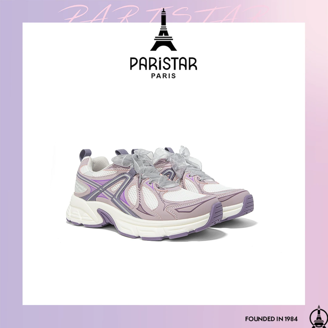【刘叮咚女鞋】「巴黎铁塔」复古时尚轻便舒适老爹鞋休闲鞋女PARISTAR