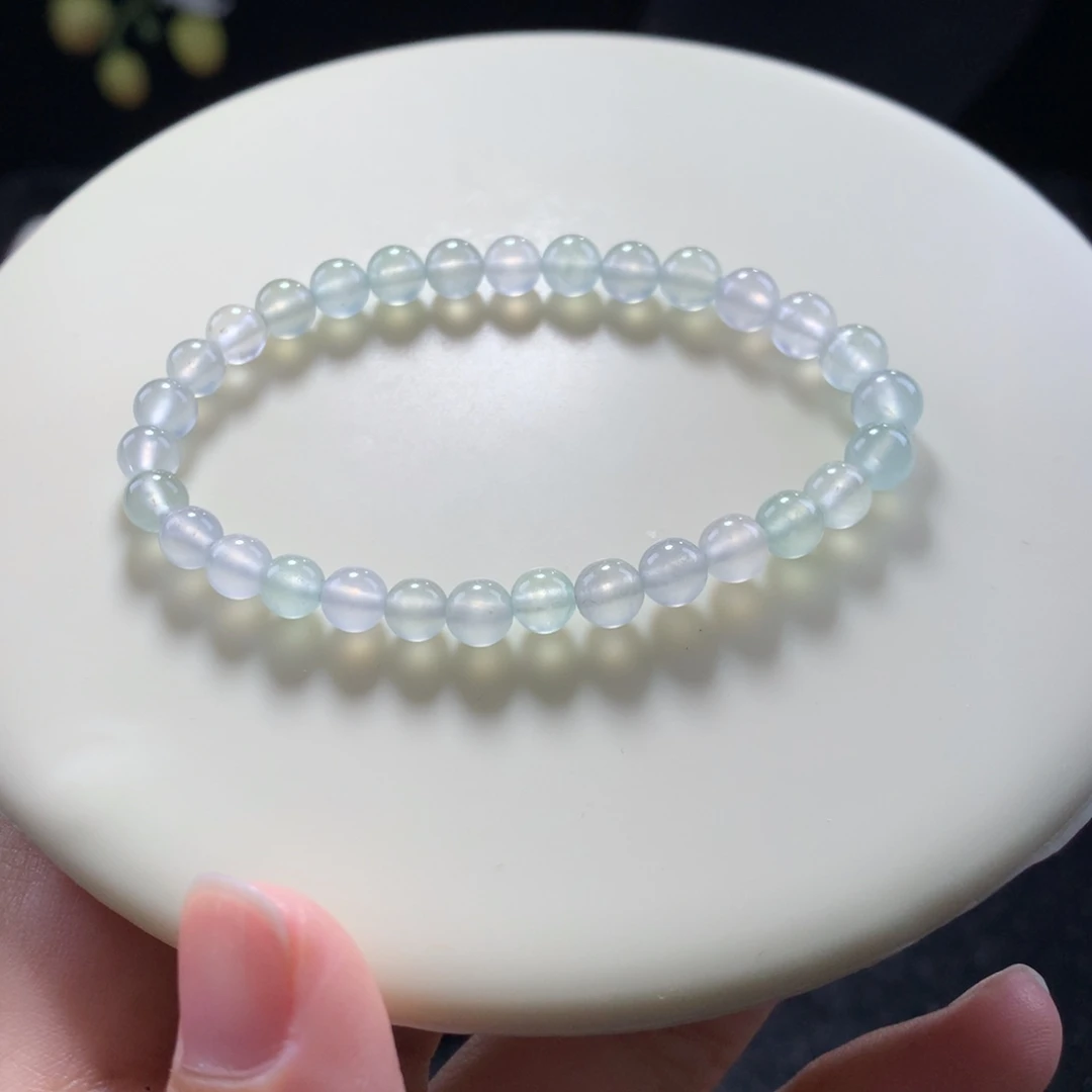 翡翠未镶嵌手串小钢炮