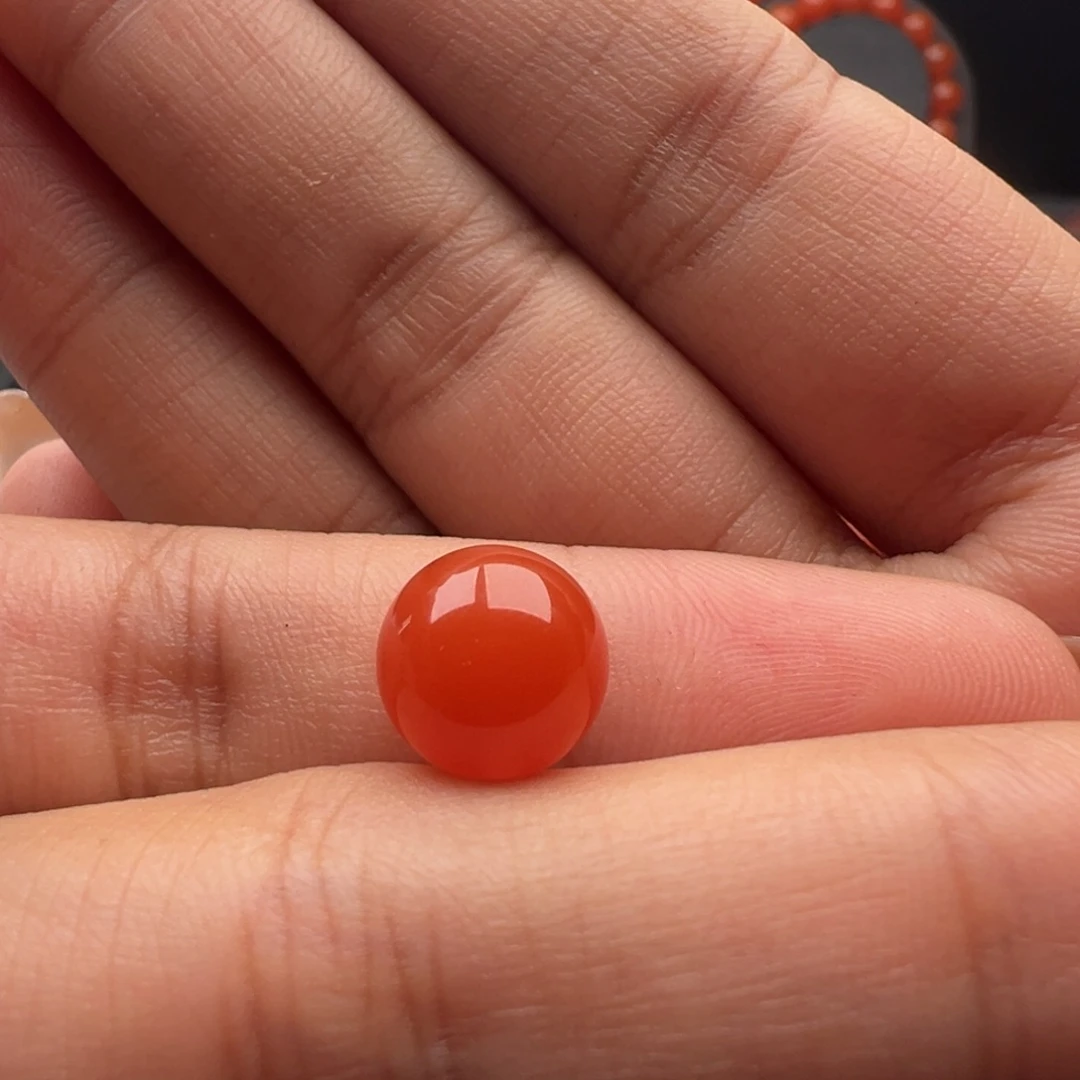 南红玛瑙未镶嵌圆珠10.1
