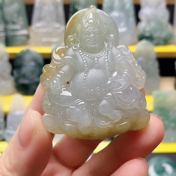 鑫***瑞翡翠未镶嵌吊坠(不含链)黄财神