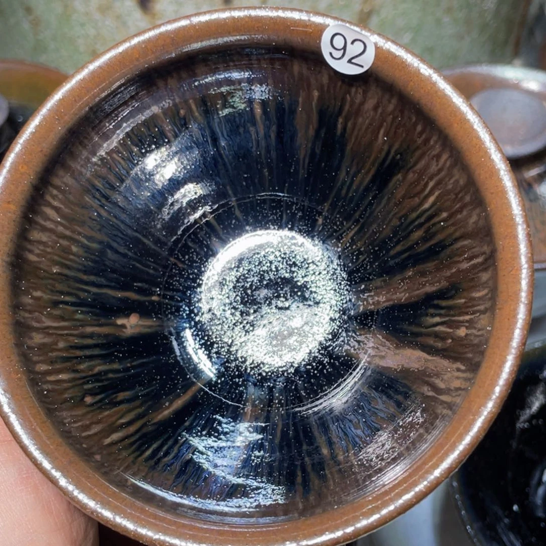 茶盏刘**朗龙窑柴烧建盏92