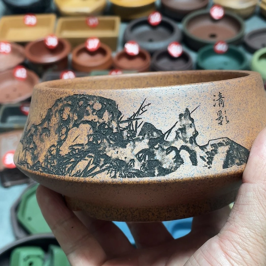 紫砂小盆11*5cmmmmm