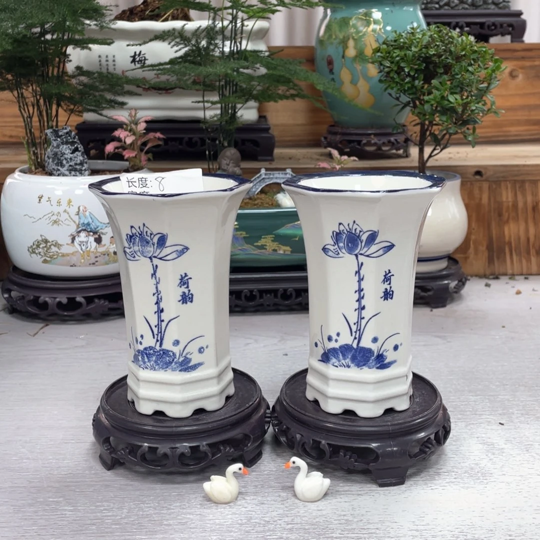 陶瓷紫砂花盆花具盆家盆001