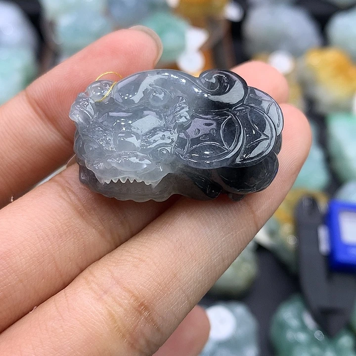 颈饰未镶嵌翡翠天然缅甸翡翠