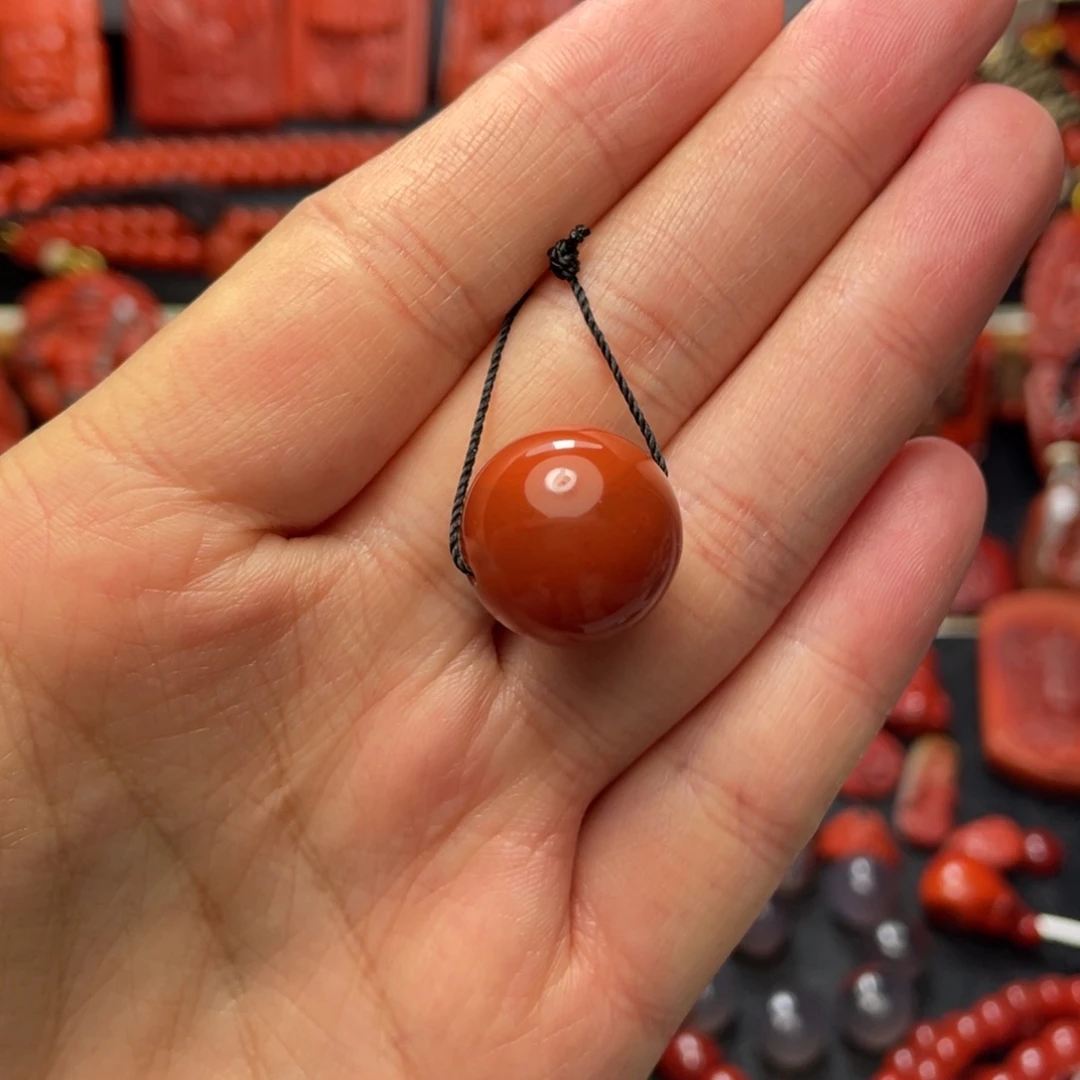 南红玛瑙未镶嵌颈饰16.3mm