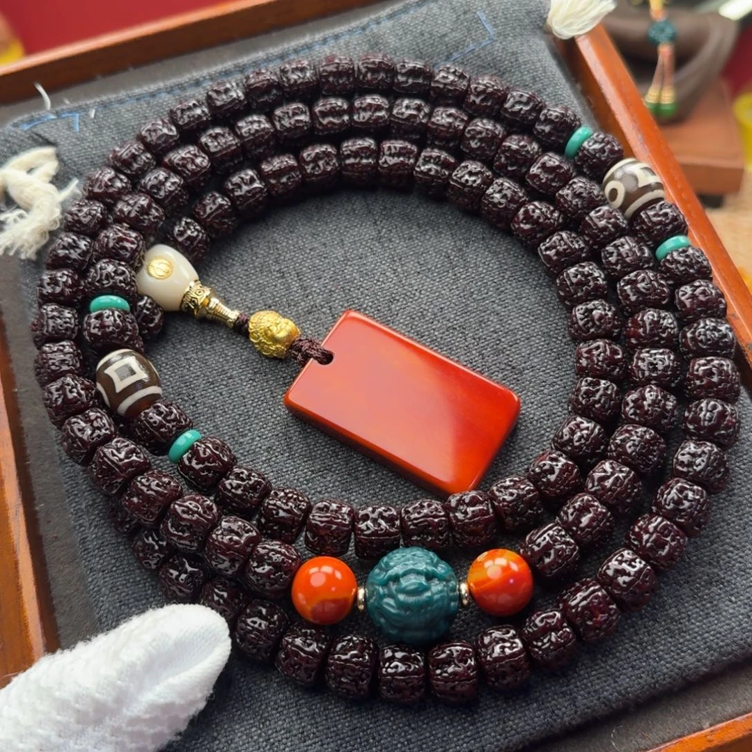 徐***柱金刚菩提吊坠黑金