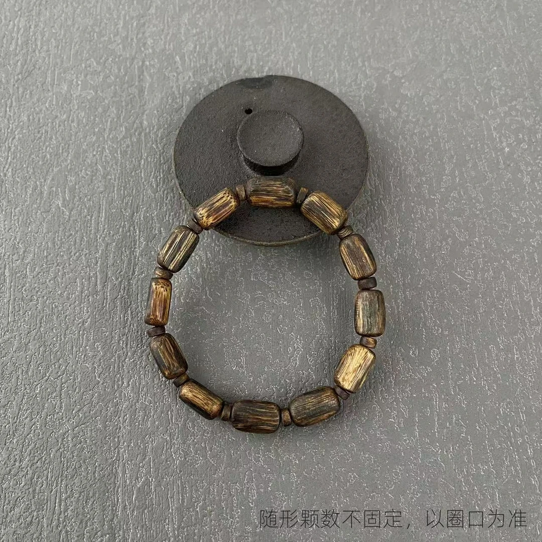莺歌绿棋楠随形单圈沉香手串 多样性发货一条（24）