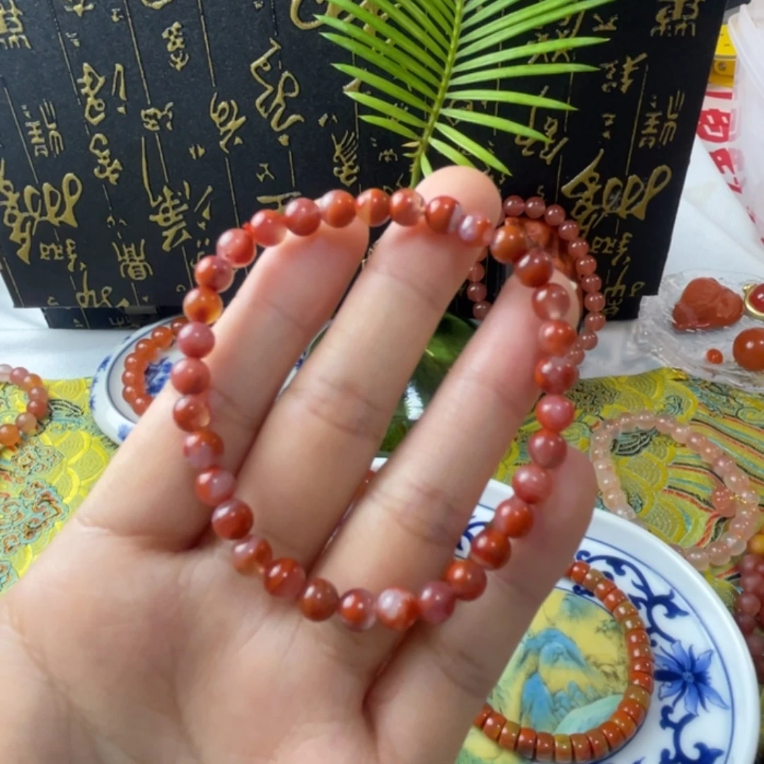 南红玛瑙未镶嵌手串