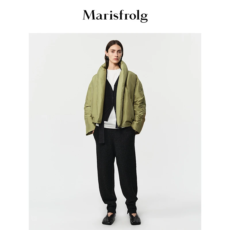 Marisfrolg玛丝菲尔25年冬新款气质显瘦经典时髦羽绒服A1FZ4324Y