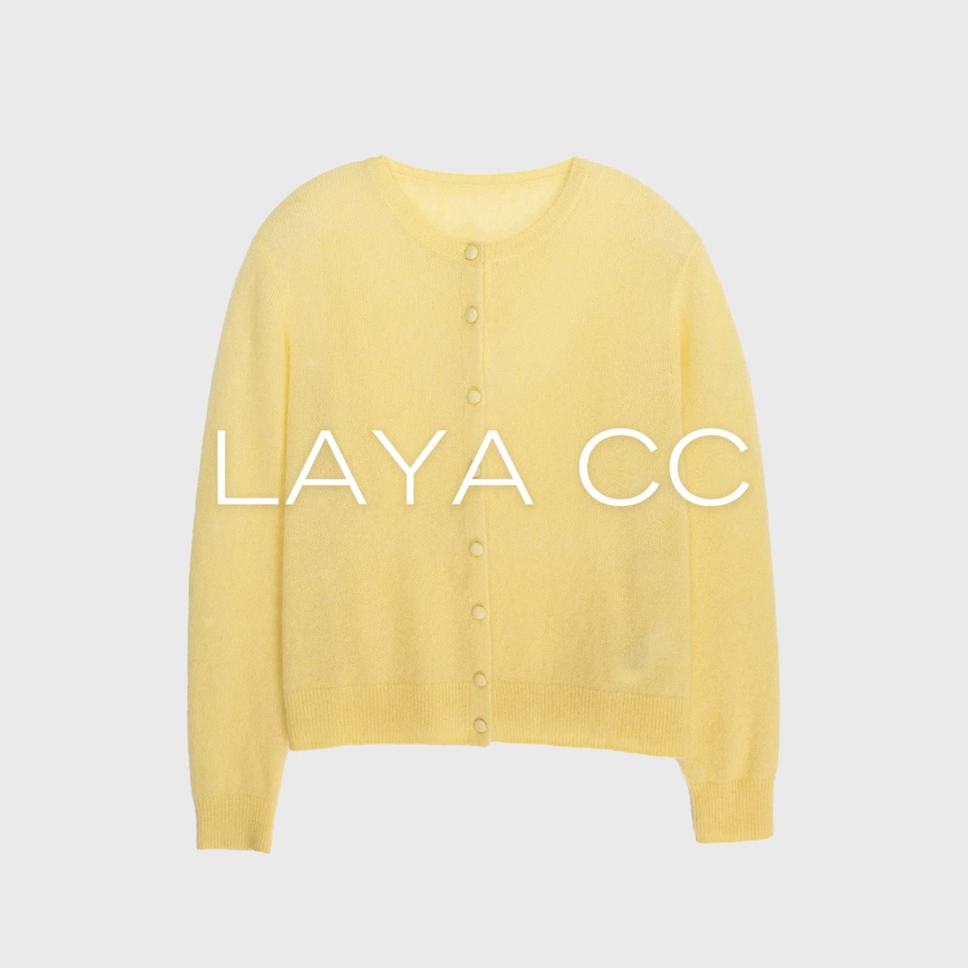 LayaCC 2025秋冬系列宽松羊绒衫百搭水洗C1997